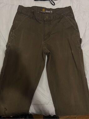 Carhartt Men's Cargo Pants in Brown/Tan Relaxed Fit